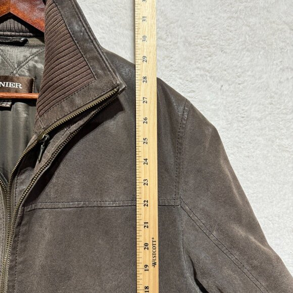 Danier Soft Leather Jacket Coat Brown Thinsulate Lining Men's Size S - Picture 10 of 16
